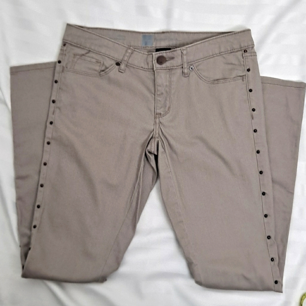 Mossimo Low Rise Tan Skinny Jeans Size 4